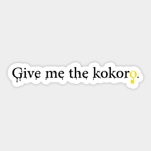 "Give me the Kokoro" Wizkid x Burna Boy - Ginger Sticker